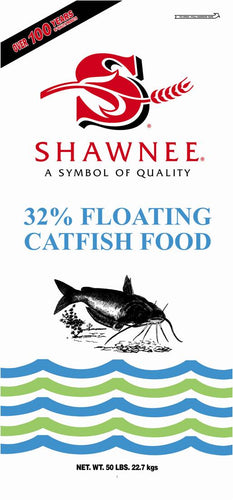 Shawnee Feed Floating Catfish Food 32% Protein 4% Fat