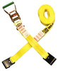 Ancra Cargo  2″ x 27’ Ratchet Strap w/Flat Hooks & Long/Wide Handle