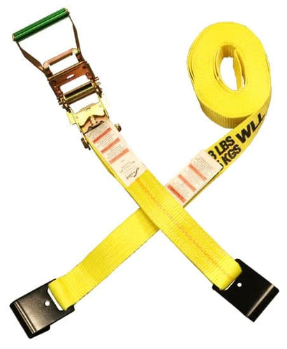Ancra Cargo  2″ x 27’ Ratchet Strap w/Flat Hooks & Long/Wide Handle